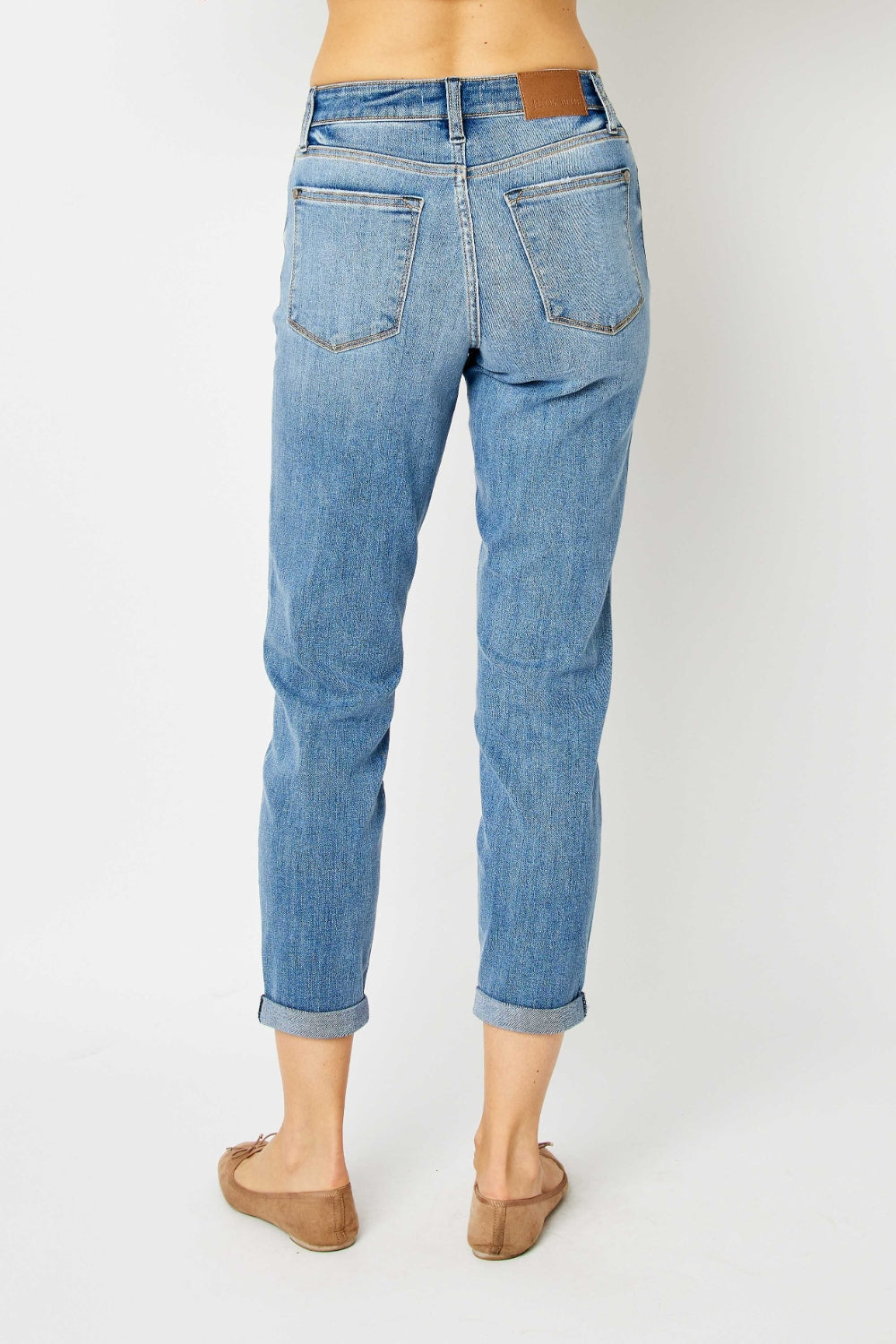 Judy Blue Cuffed Hem Slim Jeans - Premium Ladies jeans -  Follower Of Faith Apparel best seller Judy blue, Fast delivery, fast shipping, JB Judy Blue, Judy Blue, Judy blue button fly, Judy blue capri, Judy blue cuff, Judy Blue Jeans, Judy blue slim, Ladies Jeans, new arrival, new arrivals, Sale, Ship from USA, womens jeans, Womens Judy Blue, Womens slim jeans, Womens spring jeans Shop our Christian T-Shirts & Apparel