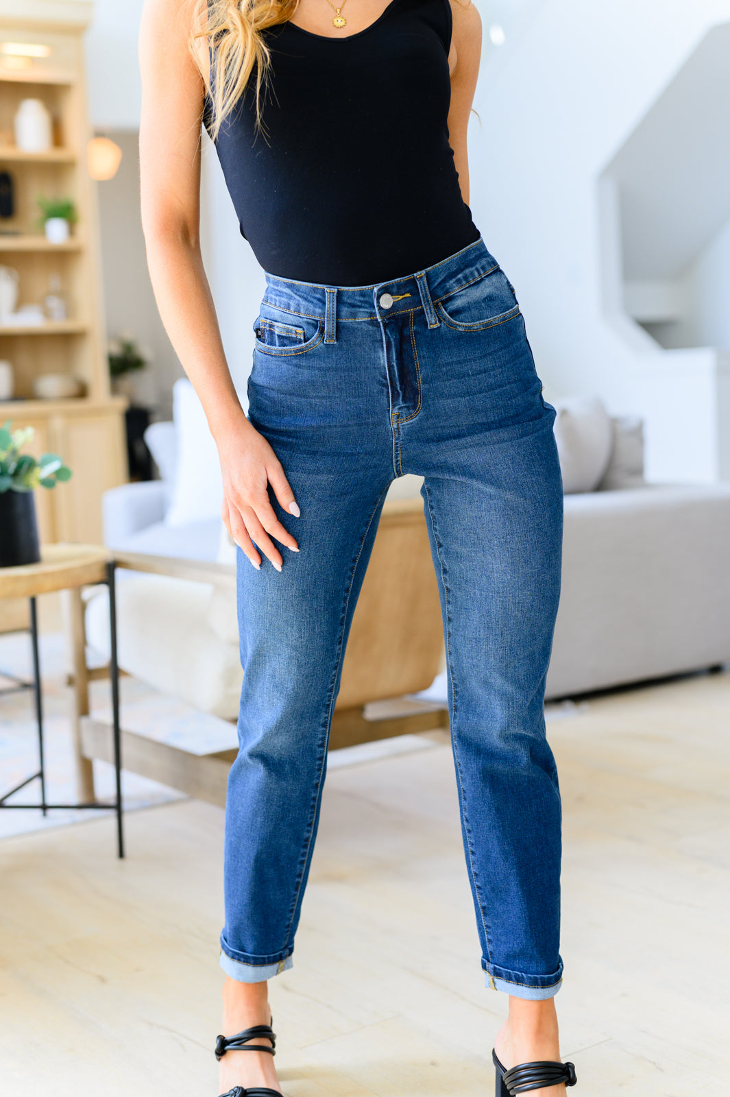 Judy Blue Downtown High Rise Boyfriend Jeans - Premium Womens -  Follower Of Faith Apparel 0/24, 1/25, 11/30, 13/31, 14W, 15/32, 16W, 18W, 20W, 22W, 24W, 3/26, 5-9-2023, 5/27, 7/28, 9/29, ASF6-15-2023, ASFWINTER23, Ave Marketplace, Bottoms, D23, Denim, flatrate, JBAvailableNow, Jeans, Judy Blue, winter23 Shop our Christian T-Shirts & Apparel