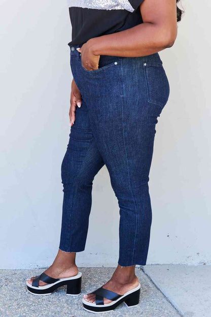 Judy Blue Esme Full Size Tummy Control High Waist Skinny Jeans - Premium Jeans -  Follower Of Faith Apparel Black Friday, denim jeans, Judy Blue, Judy Blue Jeans, Ship from USA Shop our Christian T-Shirts & Apparel