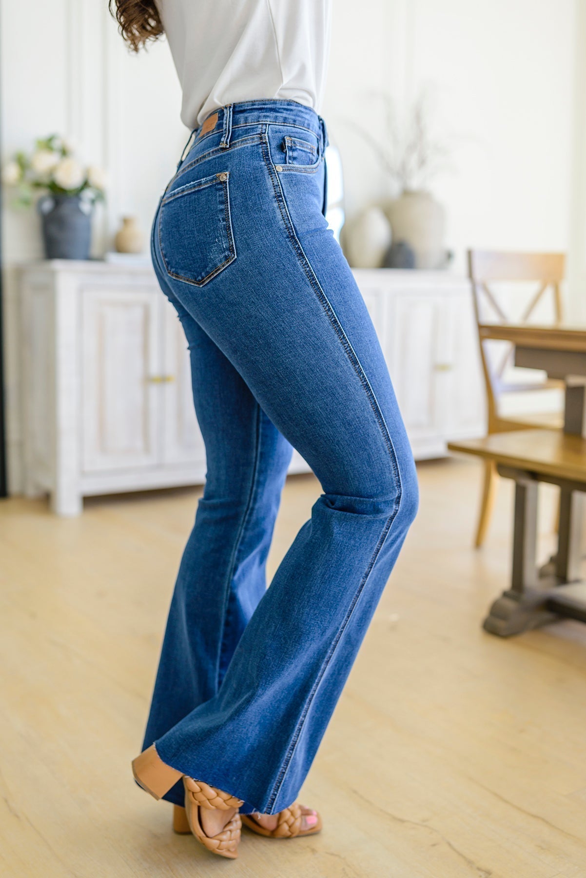 Judy Blue Francine High Rise Tummy Control Flared Jeans - Premium Womens -  Follower Of Faith Apparel 0/24, 1/25, 11/30, 13/31, 14W, 15/32, 16W, 18W, 20W, 22W, 24W, 3-10-2023, 3/26, 5/27, 7/28, 9/29, ASF4-13-2023, ASFWINTER23, Ave Marketplace, Bottoms, Denim, Final Few Friday, flatrate, JBAvailableNow, Jeans, Judy Blue, winter23 Shop our Christian T-Shirts & Apparel