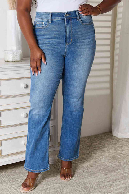 Judy Blue Full Size Bootcut Jeans with Pockets{{ shop.domain }TrendsiJudy Blue, Ship from USA