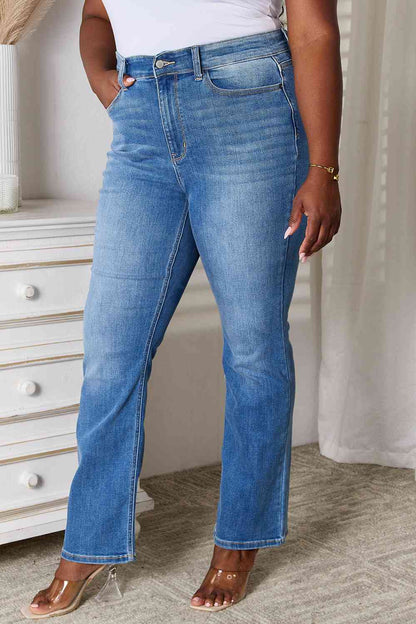 Judy Blue Full Size Bootcut Jeans with Pockets{{ shop.domain }TrendsiJudy Blue, Ship from USA