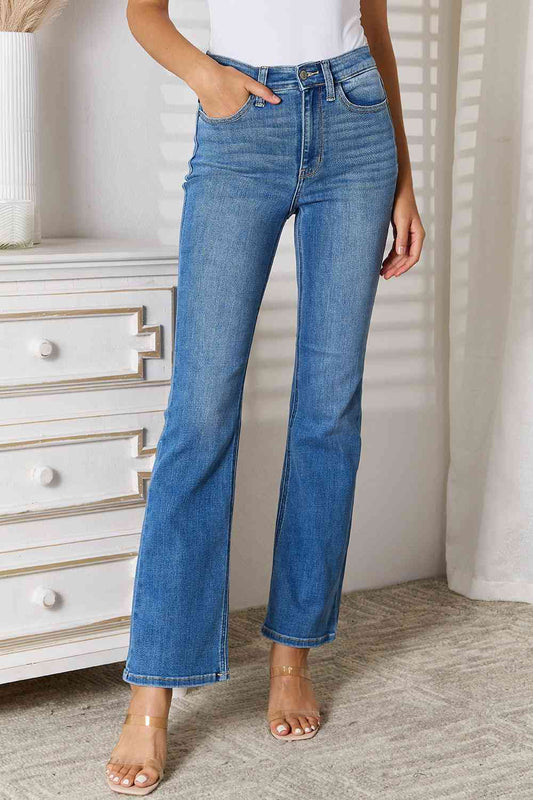 Judy Blue Full Size Bootcut Jeans with Pockets{{ shop.domain }TrendsiJudy Blue, Ship from USA