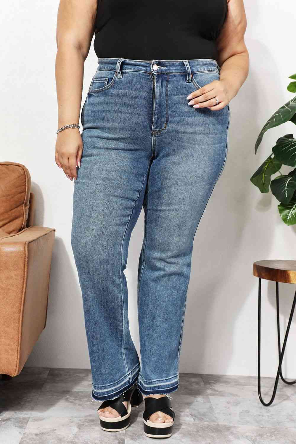 Judy Blue Full Size High Waist Jeans with Pockets - Premium Jeans -  Follower Of Faith Apparel 2 day delivery, high waist jeans, Judy Blue, Judy blue jeans, Ship from USA Shop our Christian T-Shirts & Apparel