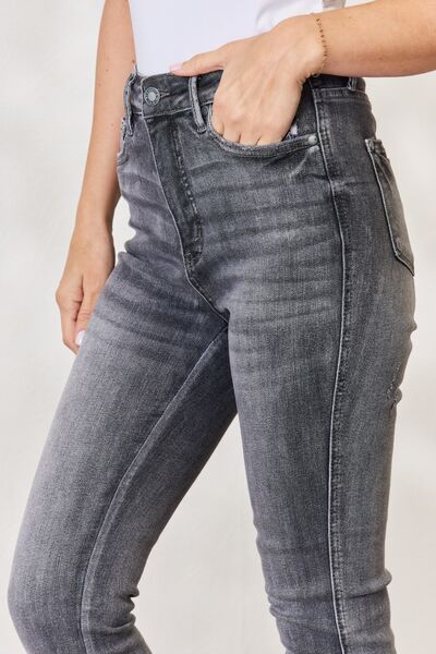 Judy Blue Full Size High Waist Tummy Control Release Hem Skinny Jeans - Premium Jeans -  Follower Of Faith Apparel 12/21/2023, Judy Blue, new, new arrival, new arrivals, newest arrival, Ship from USA Shop our Christian T-Shirts & Apparel