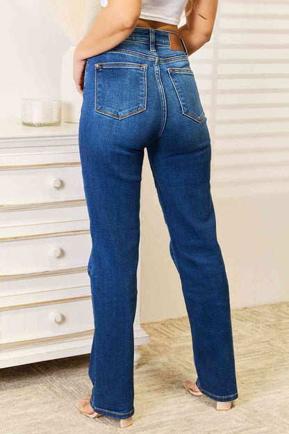 Judy Blue Full Size Straight Leg Jeans with Pockets - Premium Jeans -  Follower Of Faith Apparel Judy Blue, Ship from USA Shop our Christian T-Shirts & Apparel