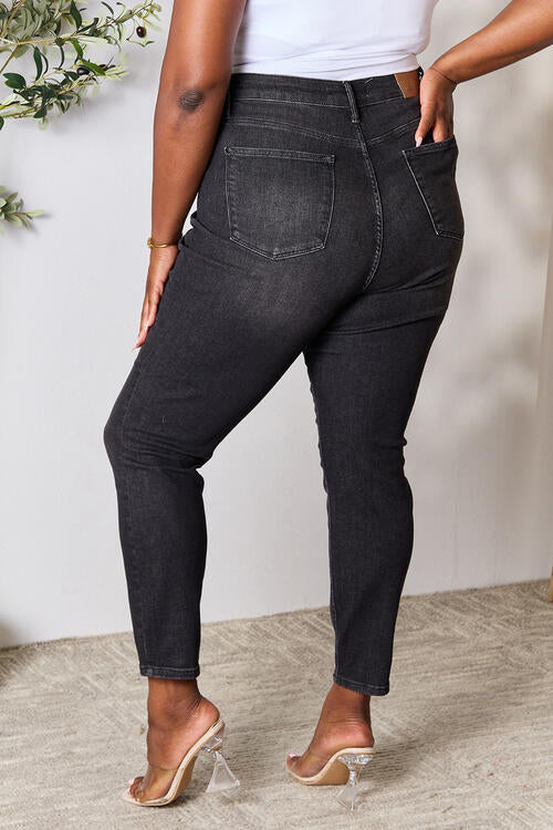 Judy Blue Full Size Tummy Control High Waist Denim Jeans - Premium  -  Follower Of Faith Apparel Black Friday, Judy Blue, Ship from USA Shop our Christian T-Shirts & Apparel