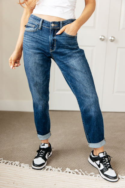 Judy Blue London Midrise Cuffed Boyfriend Jeans - Premium Ladies jeans -  Follower Of Faith Apparel0/24, 1-10-2024, 1/25, 11/30, 12-19-2023, 12-27-2023, 12-28-2023, 12-6-2023, 13/31, 14W, 15/32, 16W, 18W, 2-13-2024, 2-15-2024, 2-16-2024, 20W, 22W, 24W, 3/26, 5/27, 7/28, 82368, 9/29, ASF1-4-2024, Bottoms, Denim, flatrate, JB Judy Blue, JB12-6-2023, JBAvailableNow, Judy Blue, Judy Blue Jeans, Judy blue mid rise jeans, Kendall, Ladies Jeans, mid-rise, midrise, Sabrina Shop our Christian T-Shirts & Apparel