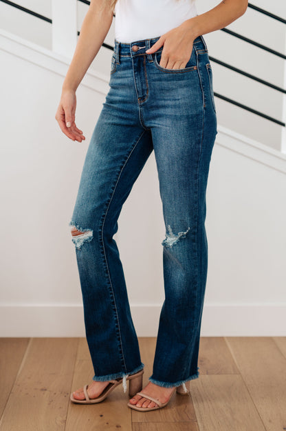 Judy Blue Morgan High Rise Distressed Straight Jeans - Premium Womens -  Follower Of Faith Apparel 0/24, 1/25, 10-11-2023, 10-17-2023, 10-19-2023, 11/30, 13/31, 14W, 15/32, 16W, 18W, 20W, 22W, 24W, 3/26, 5/27, 7/28, 9-27-2023, 9/29, Amanda, ASF10-24-2023, ASF10-26-2023, Bottoms, Denim, flatrate, Indoor, JB20, JB9-27-2023, JBAvailableNow, Jeans, Judy Blue, Kirra, studio Shop our Christian T-Shirts & Apparel