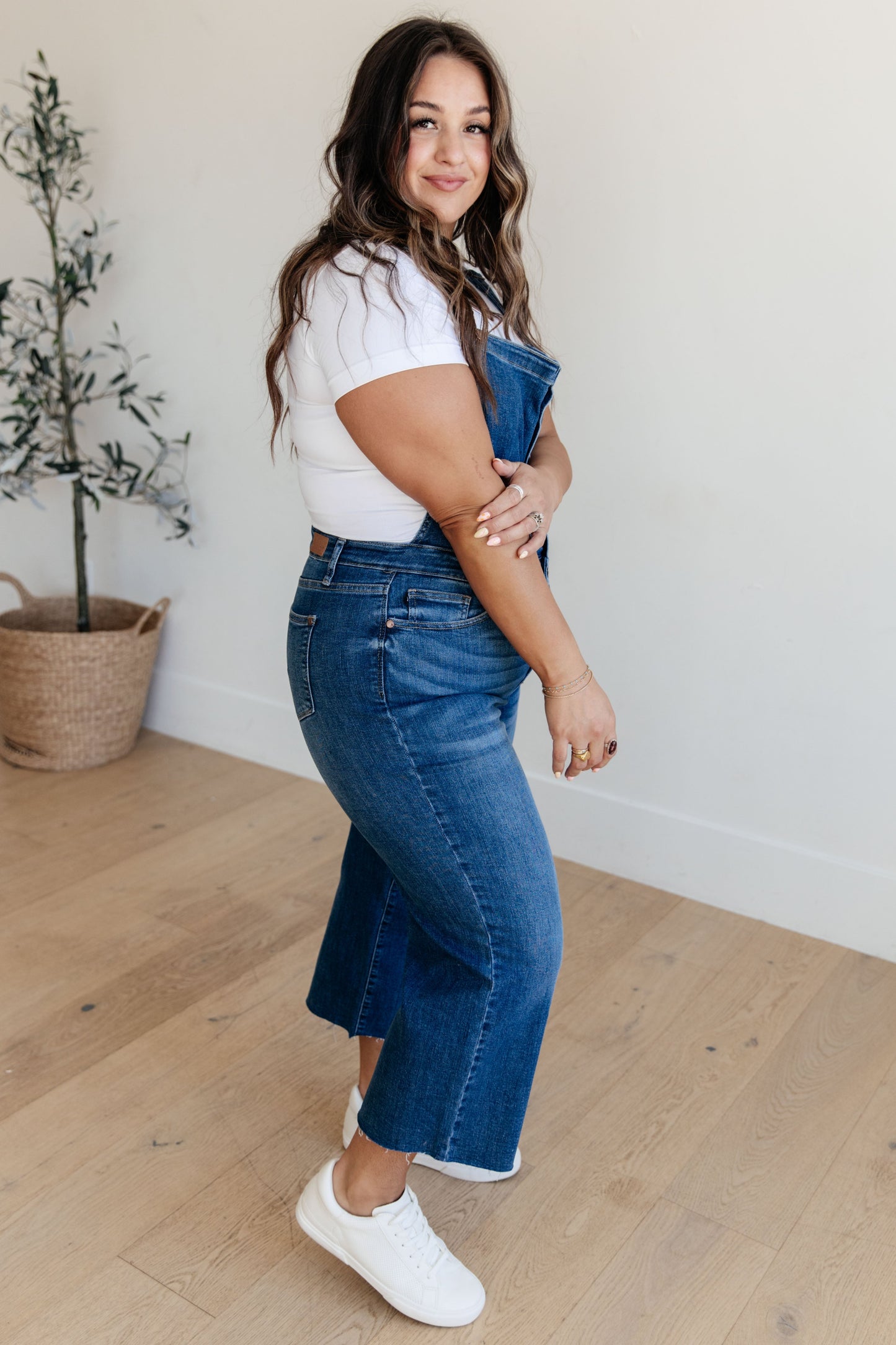 Judy Blue Priscilla High Rise Crop Wide Leg Denim Overall Jeans - Premium Overalls -  Follower Of Faith Apparel 1XL, 2-21-2024, 2XL, 3-7-2024, 3XL, 88676, Bottoms, Denim, JB Judy Blue, JB2-21-2024, JBAvailableNow, Judy Blue, Judy blue crop, Judy blue crop overalls, Judy blue overall jeans, Judy blue overalls, ladies overalls, Large, Medium, new, new arrival, new arrivals, Sale, Small, XL Shop our Christian T-Shirts & Apparel