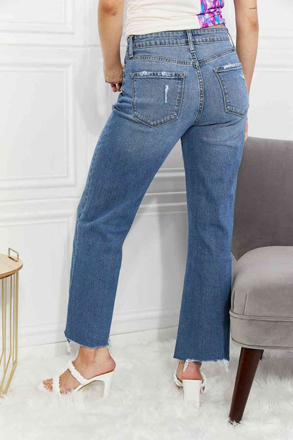 Kancan Melanie Crop Wide Leg Jeans - Follower Of Faith Apparel