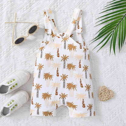 Kids Botanical Print Overalls - Premium Toddler Set -  Follower Of Faith Apparel Baby, Baby outfit, Baby overalls, M.Q, Palm trees outfit, Ship From Overseas Shop our Christian T-Shirts & Apparel