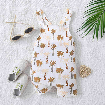 Kids Botanical Print Overalls - Premium Toddler Set -  Follower Of Faith Apparel Baby, Baby outfit, Baby overalls, M.Q, Palm trees outfit, Ship From Overseas Shop our Christian T-Shirts & Apparel