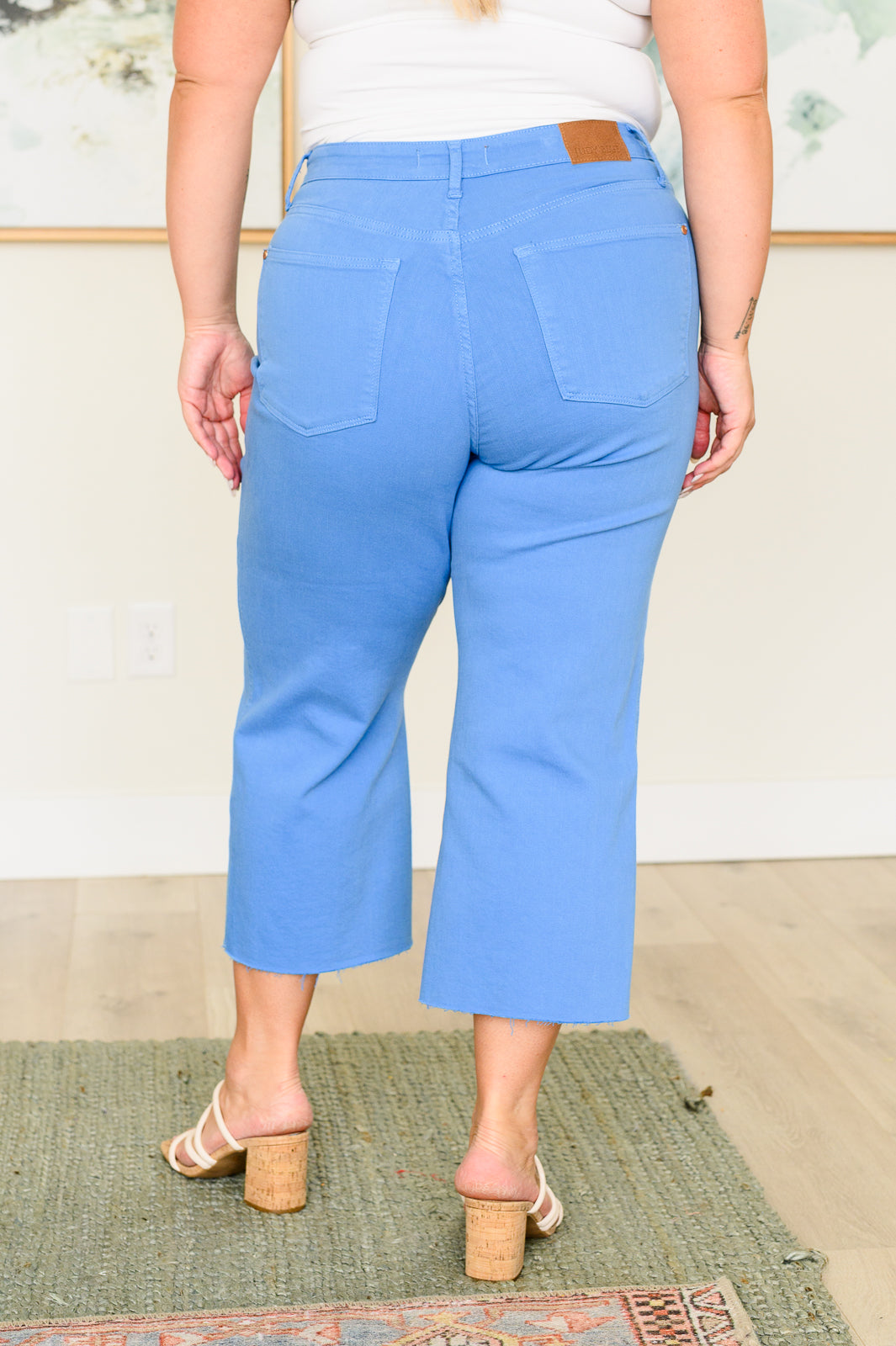 Lisa High Rise Control Top Wide Leg Crop Jeans in Sky Blue - Premium Denim -  Follower Of Faith Apparel 0/24, 1/25, 11/30, 13/31, 14W, 15/32, 16W, 18W, 20W, 22W, 24W, 3-27-2024, 3/26, 4-10-2024, 4-18-2024, 4-26-2024, 5/27, 6-19-2024, 6-4-2024, 7-1-2024, 7/28, 8-26-2024, 88843, 9/29, Bottoms, JB3-27-2024, JBAvailableNow, JBFlashSept24, Jordan, Judy Blue, Lex Shop our Christian T-Shirts & Apparel