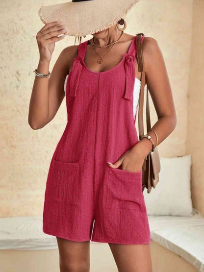 Ladies Scoop Neck Romper (several colors) - Follower Of Faith Apparel