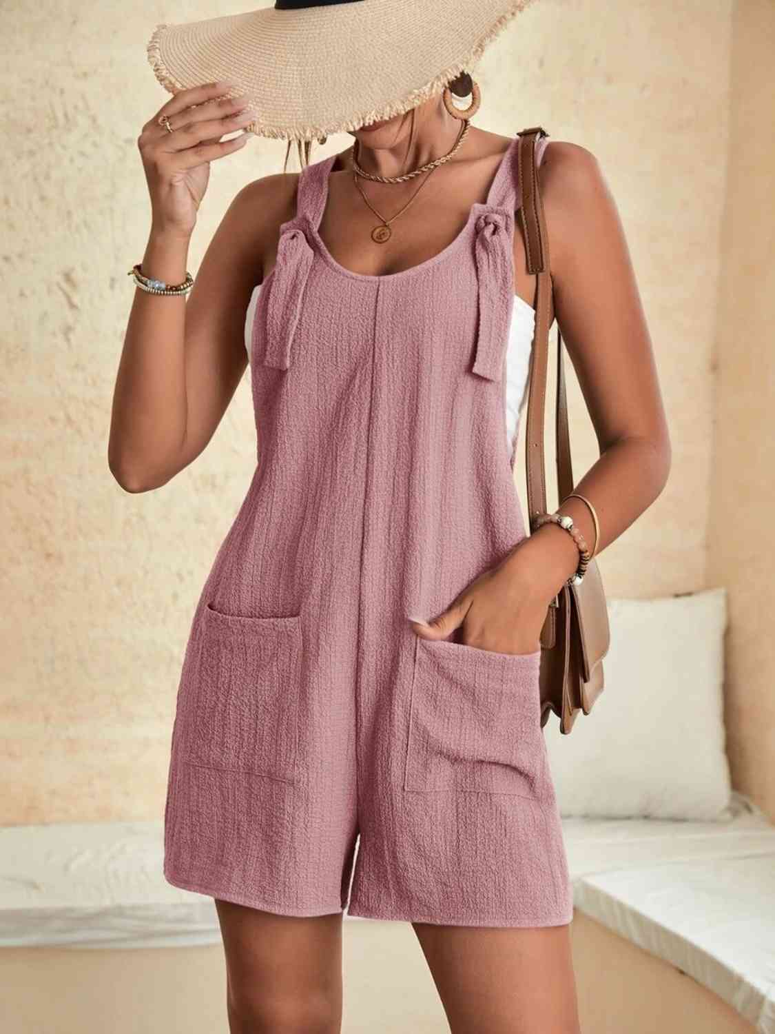 Ladies Scoop Neck Romper (several colors) - Follower Of Faith Apparel