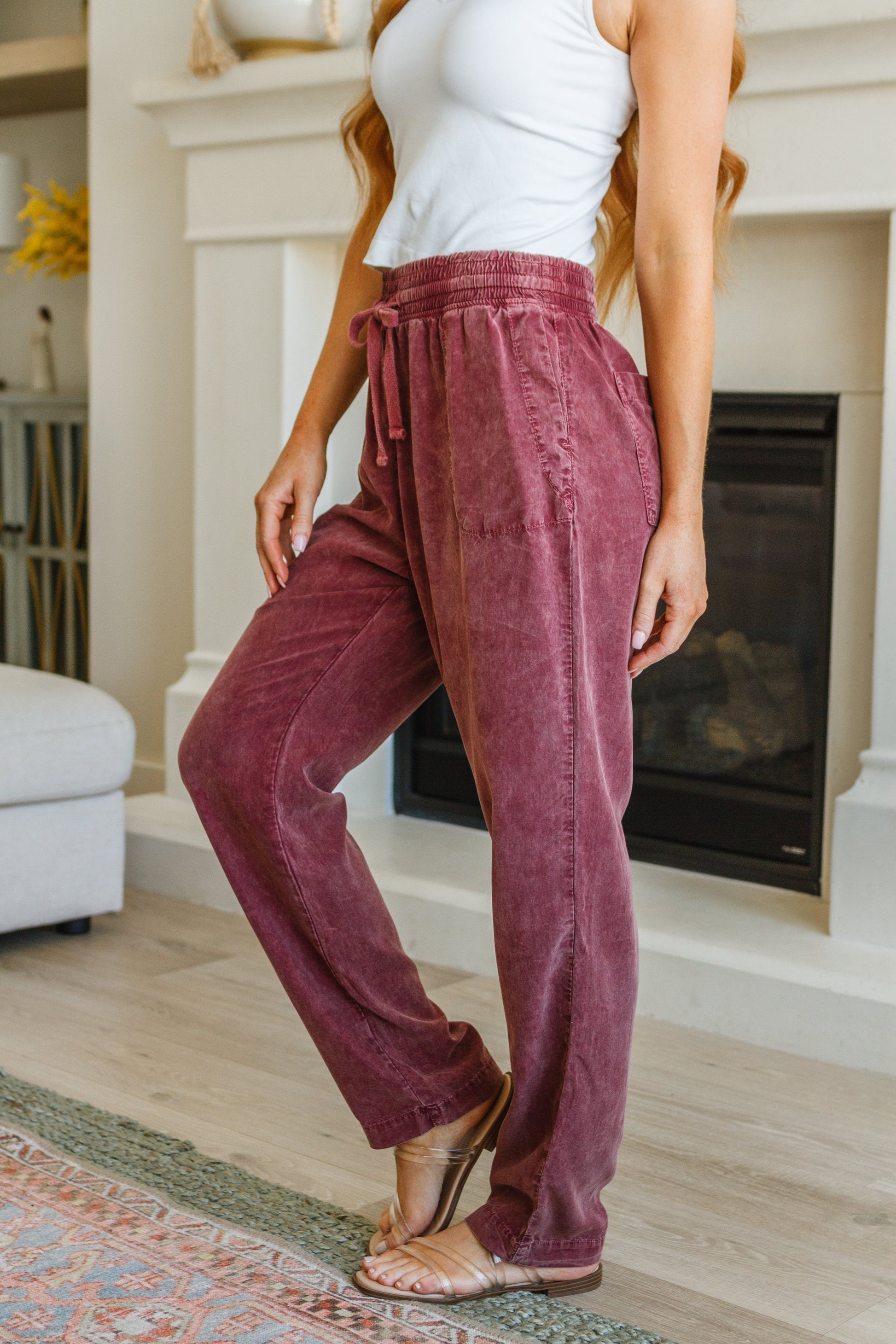 Listen to Me High Rise Mineral Wash Pants - Premium Womens -  Follower Of Faith Apparel 1XL, 2XL, 3XL, 8-3-2023, ASF8-31-2023, Ave Marketplace, Bottoms, Final Few Friday, Indoor, Kendall, Large, Lifestyle, Medium, Rae Mode, Sarah, Small Shop our Christian T-Shirts & Apparel