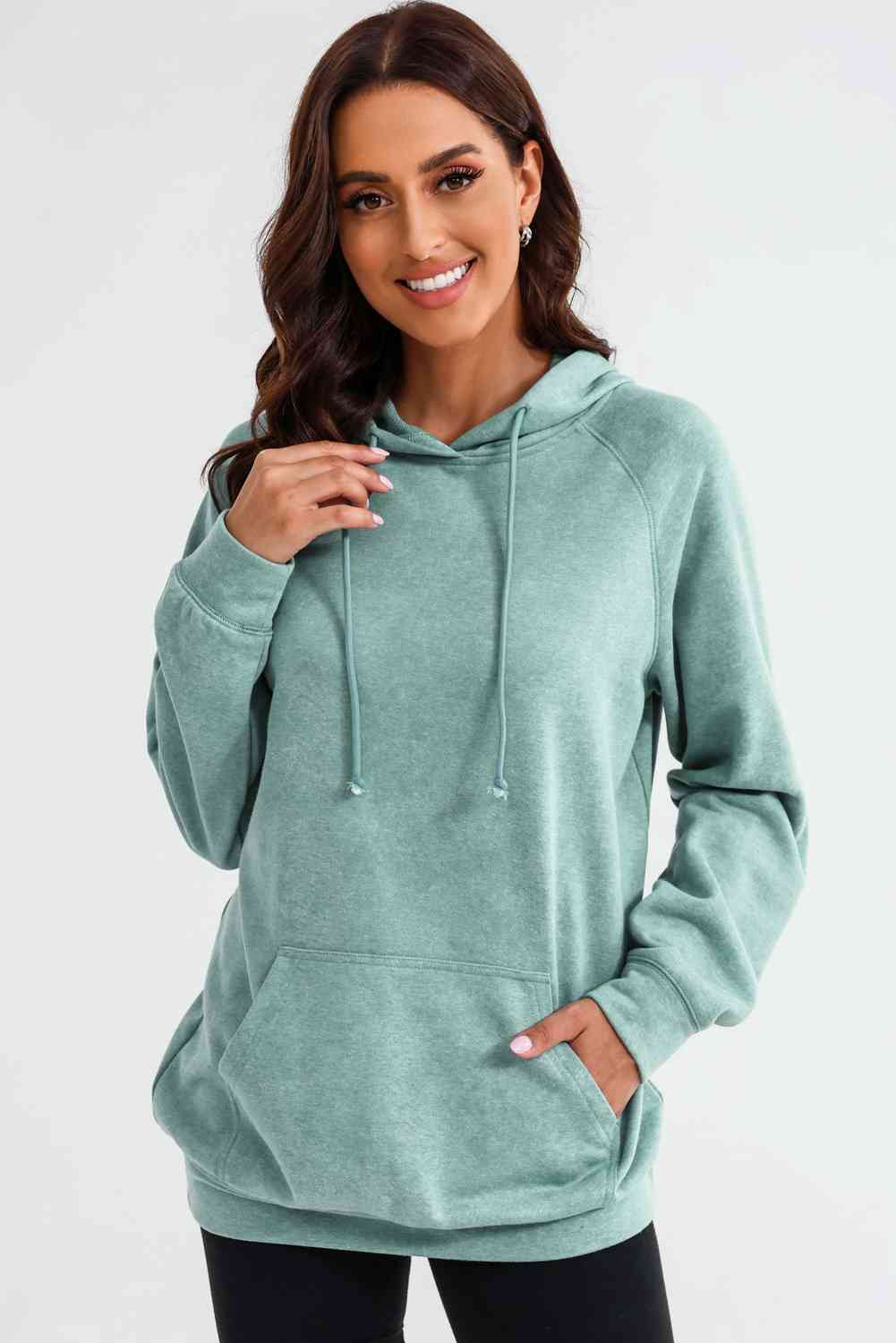 Long Sleeve Front Pocket Hoodie - Premium Hoodie -  Follower Of Faith Apparel ladies hoodie, Long hoodie, Ship From Overseas, SYNZ Shop our Christian T-Shirts & Apparel