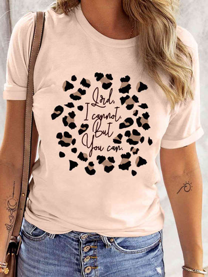 Lord I Cannot But You Can Ladies T-Shirt - Follower Of Faith Apparel