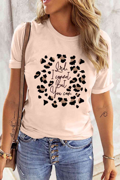 Lord I Cannot But You Can Ladies T-Shirt - Follower Of Faith Apparel