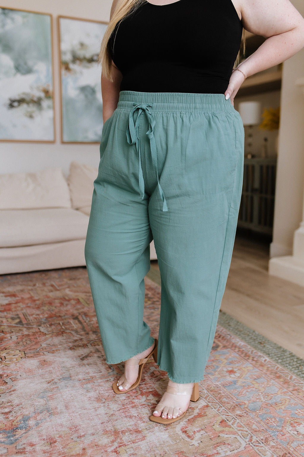 Love Me Dearly High Waisted Pants in Jade - Premium Womens -  Follower Of Faith Apparel 1XL, 2XL, 3XL, 3XL23, 6-20-2023, ASF7-27-2023, ASFWINTER23, Ave Marketplace, Bottoms, Cotton Bleu, FD2-9-2024, H1-18-2024, L23, Large, M23, Medium, Pants, S23, Small, winter23, XL, XL23 Shop our Christian T-Shirts & Apparel