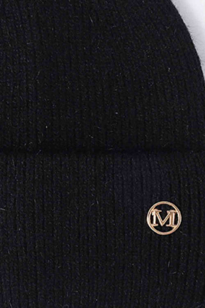 M Rib-Knit Cuff Beanie - Premium  -  Follower Of Faith Apparel Beanie, Beanie with M, Hat beanie, M Beanie, Ribbed beanie, Ship From Overseas, Solid pattern beanie, WS Shop our Christian T-Shirts & Apparel