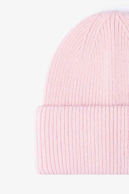 M Rib-Knit Cuff Beanie - Premium  -  Follower Of Faith Apparel Beanie, Beanie with M, Hat beanie, M Beanie, Ribbed beanie, Ship From Overseas, Solid pattern beanie, WS Shop our Christian T-Shirts & Apparel