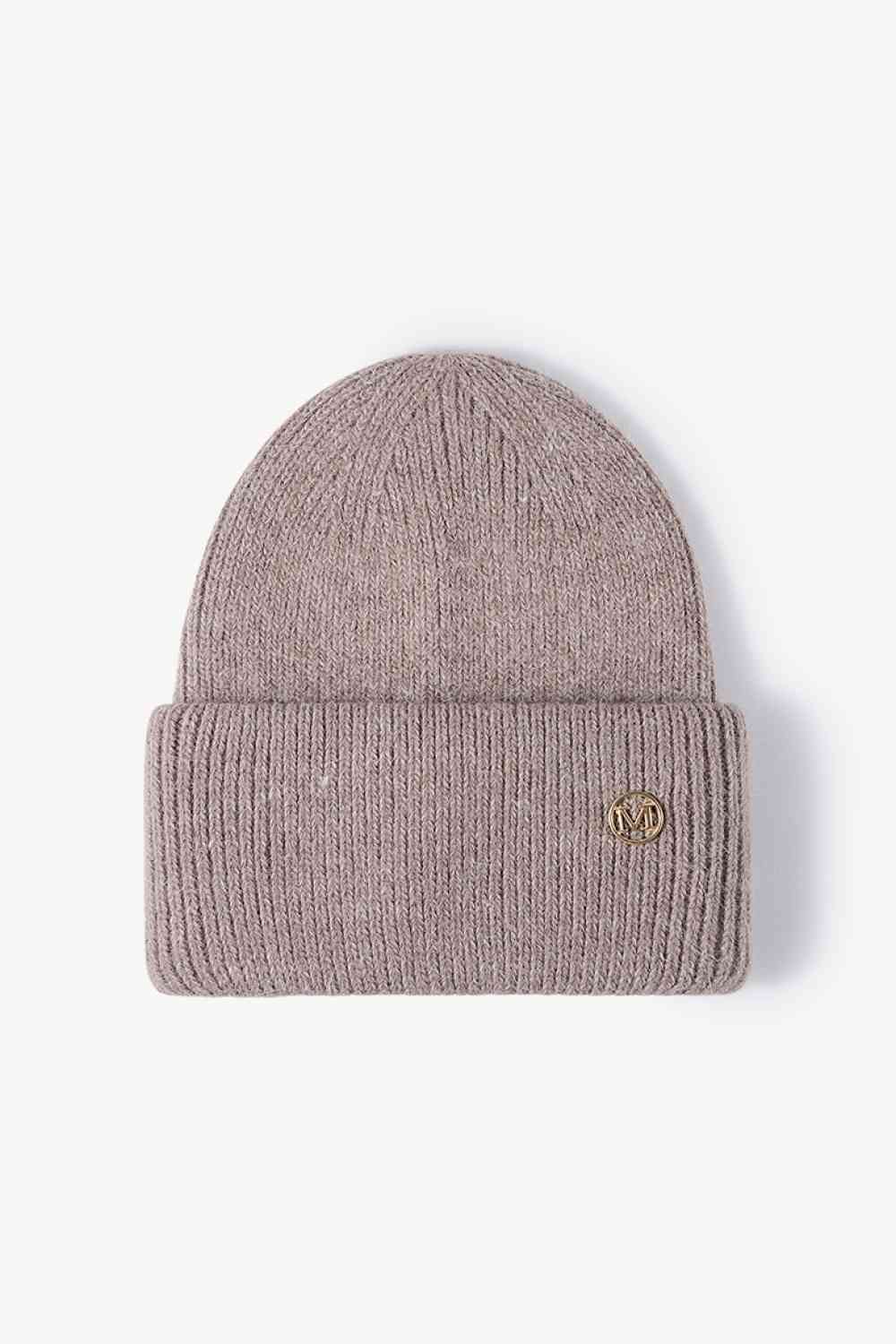 M Rib-Knit Cuff Beanie - Premium  -  Follower Of Faith Apparel Beanie, Beanie with M, Hat beanie, M Beanie, Ribbed beanie, Ship From Overseas, Solid pattern beanie, WS Shop our Christian T-Shirts & Apparel