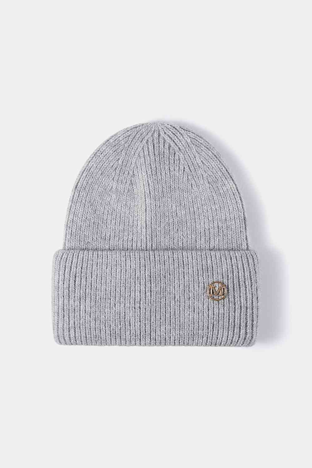 M Rib-Knit Cuff Beanie - Premium  -  Follower Of Faith Apparel Beanie, Beanie with M, Hat beanie, M Beanie, Ribbed beanie, Ship From Overseas, Solid pattern beanie, WS Shop our Christian T-Shirts & Apparel