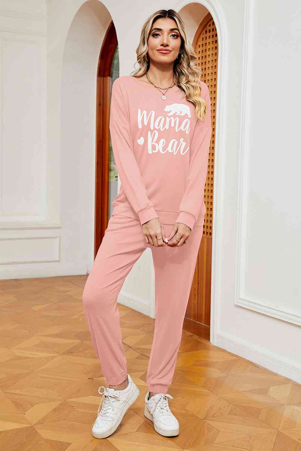 MAMA BEAR Sweatshirt and Sweatpants Set (several colors) - Premium Ladies sets -  Follower Of Faith Apparel ladies set, Ladies sets, Ladies top and bottom set, Mama bear outfit, Mom clothing, Mom sweatsuit, Momma bear, new arrival, new arrivals, Ship From Overseas, Top and bottom., Womens active wear, Womens sets, X&D Shop our Christian T-Shirts & Apparel