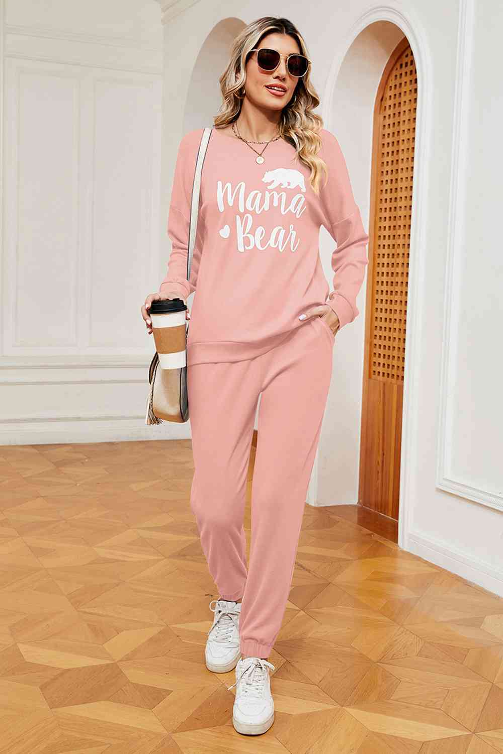 MAMA BEAR Sweatshirt and Sweatpants Set (several colors) - Premium Ladies sets -  Follower Of Faith Apparel ladies set, Ladies sets, Ladies top and bottom set, Mama bear outfit, Mom clothing, Mom sweatsuit, Momma bear, new arrival, new arrivals, Ship From Overseas, Top and bottom., Womens active wear, Womens sets, X&D Shop our Christian T-Shirts & Apparel