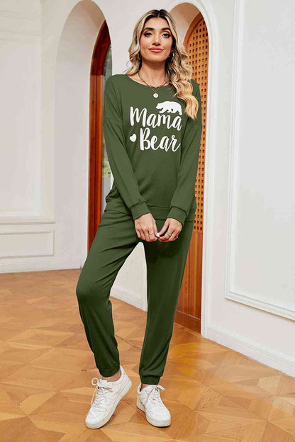 MAMA BEAR Sweatshirt and Sweatpants Set (several colors) - Premium Ladies sets -  Follower Of Faith Apparel ladies set, Ladies sets, Ladies top and bottom set, Mama bear outfit, Mom clothing, Mom sweatsuit, Momma bear, new arrival, new arrivals, Ship From Overseas, Top and bottom., Womens active wear, Womens sets, X&D Shop our Christian T-Shirts & Apparel