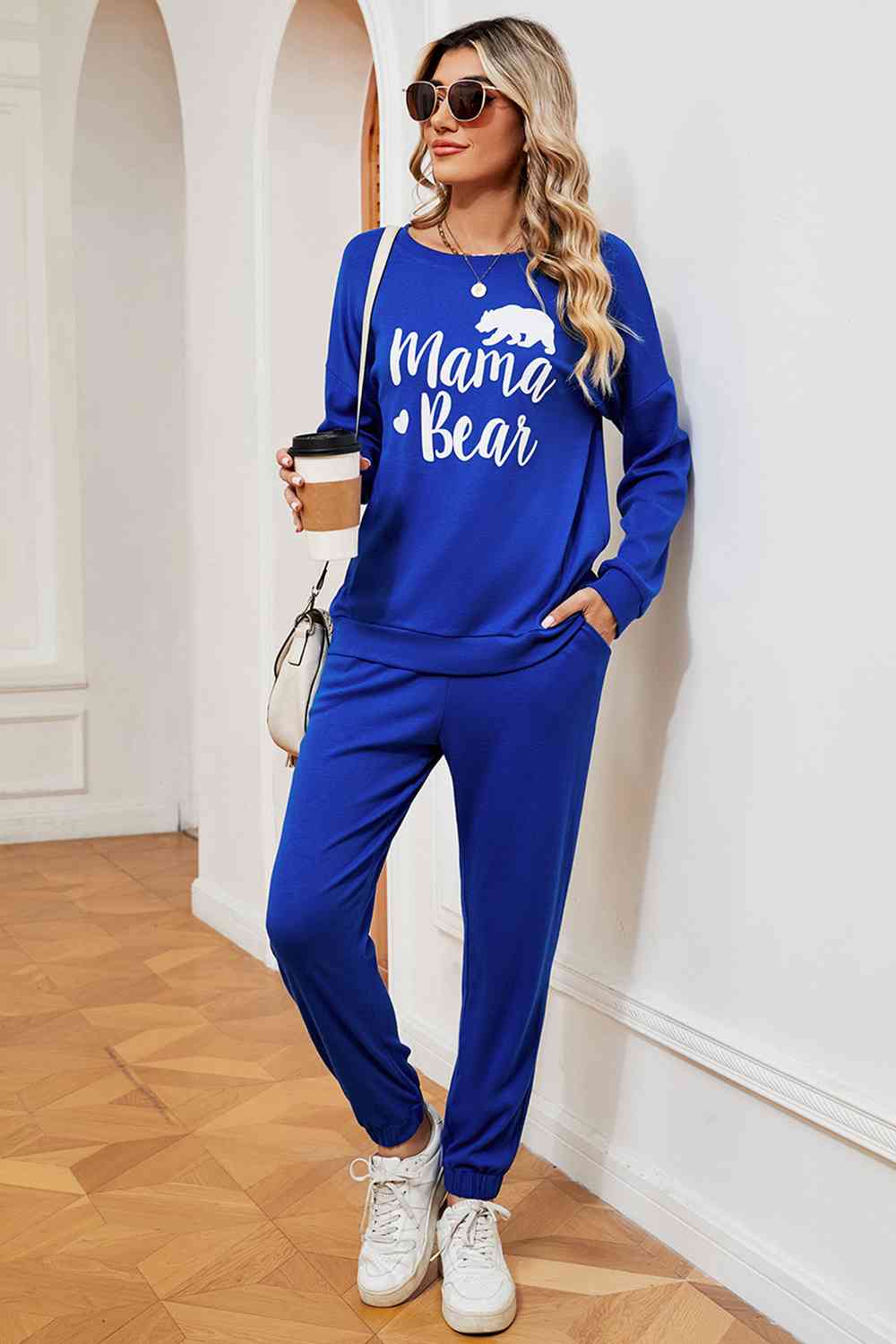 MAMA BEAR Sweatshirt and Sweatpants Set (several colors) - Premium Ladies sets -  Follower Of Faith Apparel ladies set, Ladies sets, Ladies top and bottom set, Mama bear outfit, Mom clothing, Mom sweatsuit, Momma bear, new arrival, new arrivals, Ship From Overseas, Top and bottom., Womens active wear, Womens sets, X&D Shop our Christian T-Shirts & Apparel