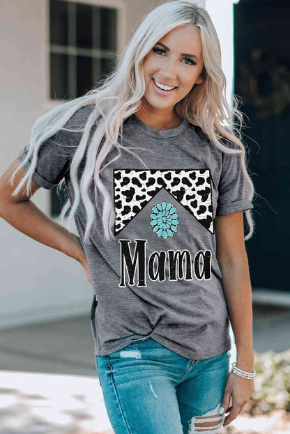 MAMA Cow Print Ladies T-Shirt - Follower Of Faith Apparel