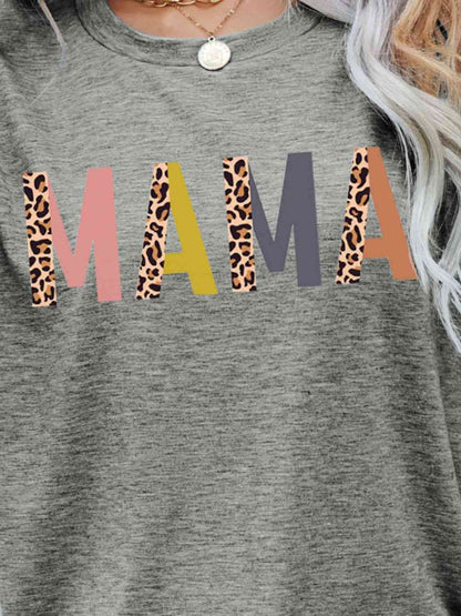 MAMA Leopard Graphic Ladies T-Shirt - Premium Ladies T-Shirt -  Follower Of Faith Apparel Changeable, ladies Short sleeve, ladies Short Sleeve t shirt, ladies Short Sleeve tee, ladies short sleeve tees, Mama tee, mom tees, Ship From Overseas Shop our Christian T-Shirts & Apparel