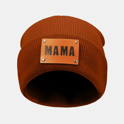 MAMA Warm Winter Knit Beanie - Premium Hat -  Follower Of Faith Apparel Beanie, Beanie with design, Button ribbed beanie, Hat beanie, Mama Beanie, Popular beanie, Ship From Overseas, Y.S Shop our Christian T-Shirts & Apparel