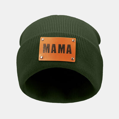 MAMA Warm Winter Knit Beanie - Premium Hat -  Follower Of Faith Apparel Beanie, Beanie with design, Button ribbed beanie, Hat beanie, Mama Beanie, Popular beanie, Ship From Overseas, Y.S Shop our Christian T-Shirts & Apparel