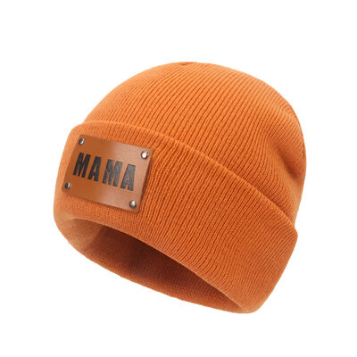 MAMA Warm Winter Knit Beanie - Premium Hat -  Follower Of Faith Apparel Beanie, Beanie with design, Button ribbed beanie, Hat beanie, Mama Beanie, Popular beanie, Ship From Overseas, Y.S Shop our Christian T-Shirts & Apparel