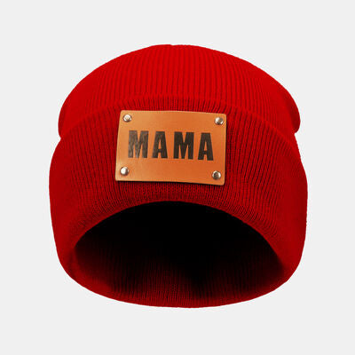 MAMA Warm Winter Knit Beanie - Premium Hat -  Follower Of Faith Apparel Beanie, Beanie with design, Button ribbed beanie, Hat beanie, Mama Beanie, Popular beanie, Ship From Overseas, Y.S Shop our Christian T-Shirts & Apparel