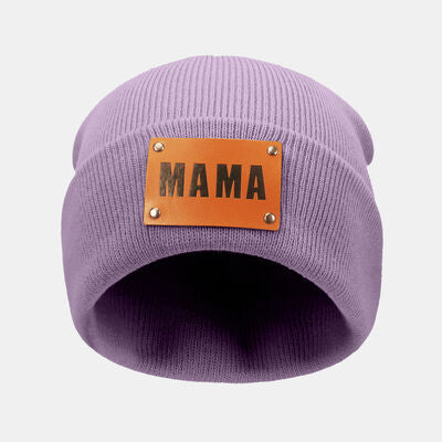 MAMA Warm Winter Knit Beanie - Premium Hat -  Follower Of Faith Apparel Beanie, Beanie with design, Button ribbed beanie, Hat beanie, Mama Beanie, Popular beanie, Ship From Overseas, Y.S Shop our Christian T-Shirts & Apparel