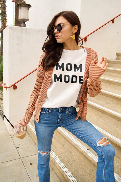 MOM MODE Ladies T-Shirt - Follower Of Faith Apparel