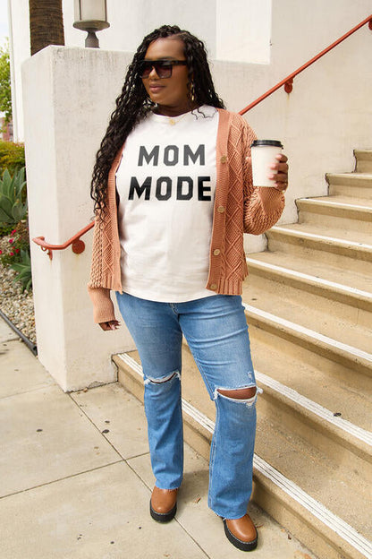 MOM MODE Ladies T-Shirt - Follower Of Faith Apparel