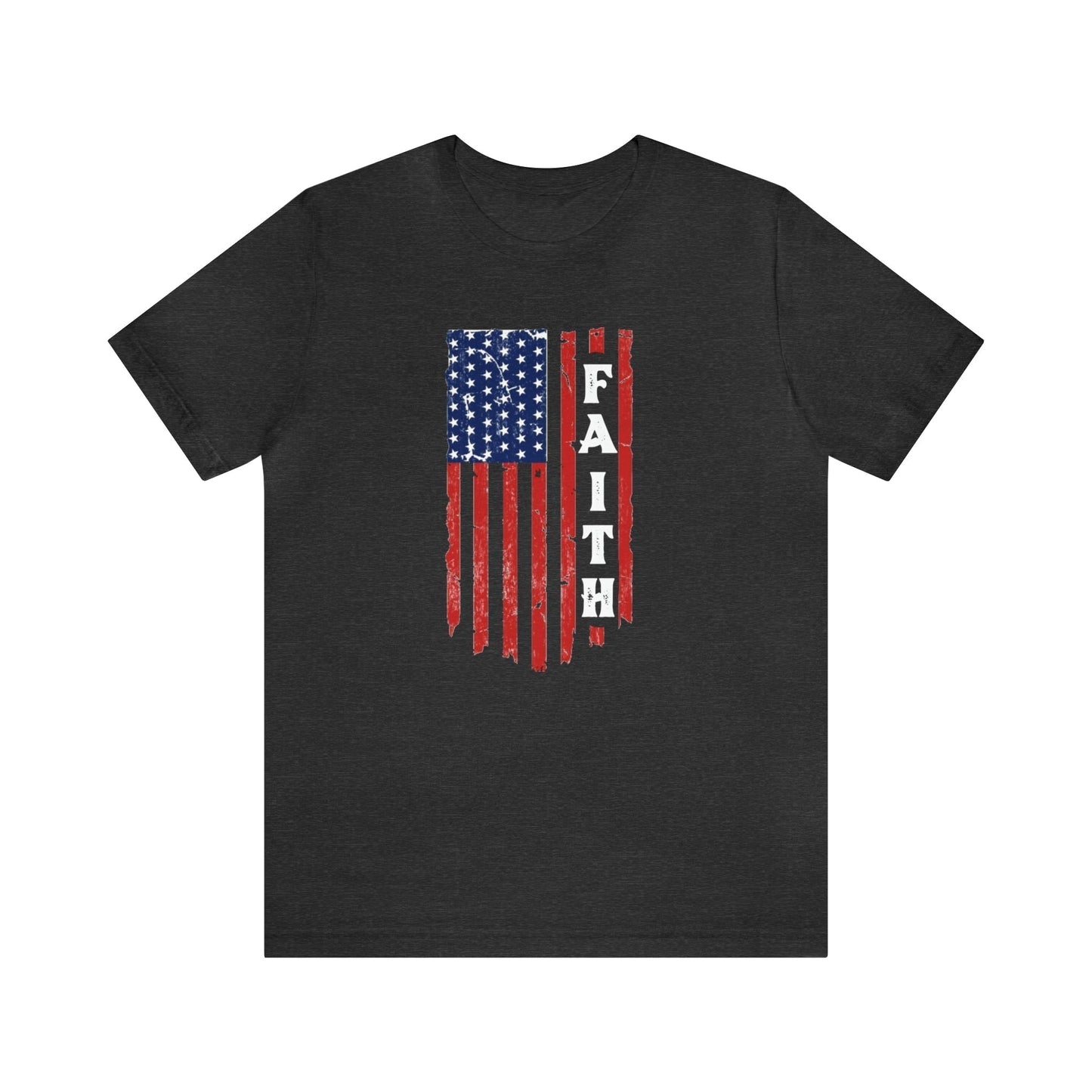 Men’s Faith Flag Short Sleeve Tee - Premium Men's Short Sleeve T-Shirts -  Follower Of Faith Apparelclean simple design for men's t shirts, Cotton, Crew neck, Men's Christian t shirt, Men's Clothing, men's Faith American flag, men's faith apparel, men's faith clothing, Men's Faith t shirt, men's Jesus shirts, men's short sleeve Christian T shirt, men's t shirts with American flag, mens short sleeve tee, Regular fit, T-shirts, Unisex Shop our Christian T-Shirts & Apparel