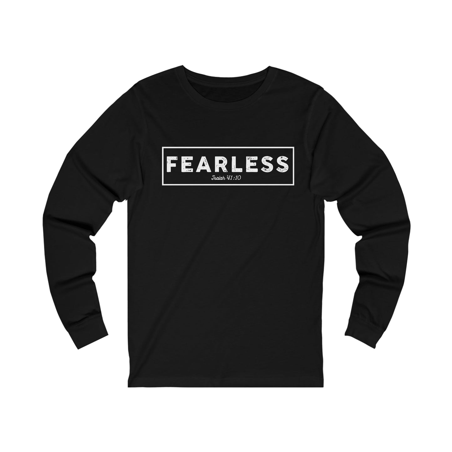 Men's Fearless Long Sleeve Tee - Premium Men's Long-sleeve -  Follower Of Faith ApparelCrew neck, Fearless Tee, Long Sleeves, Men's Christian Long sleeve tee, Men's Clothing, Men's Fearless T Shirt, men's long sleeve, Mens long sleeve tee, Regular fit, Unisex, unisex fearless long sleeve t shirt Shop our Christian T-Shirts & Apparel