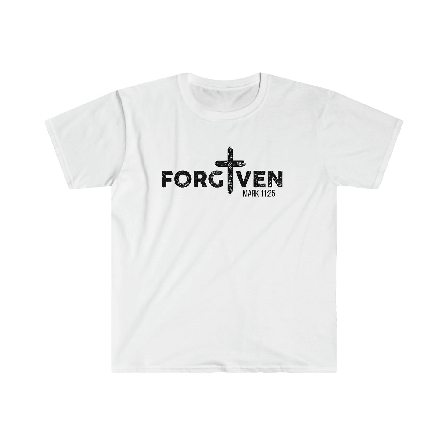 Men's Forgiven Short Sleeve Tee - Premium Men's T-Shirt -  Follower Of Faith ApparelCotton, Crew neck, Men's Clothing, men's faith apparel, men's faith clothing, Men's Forgiven T Shirt, men's Jesus shirts, men's short sleeve Christian T shirt, Regular fit, T-shirts, Women's Clothing Shop our Christian T-Shirts & Apparel