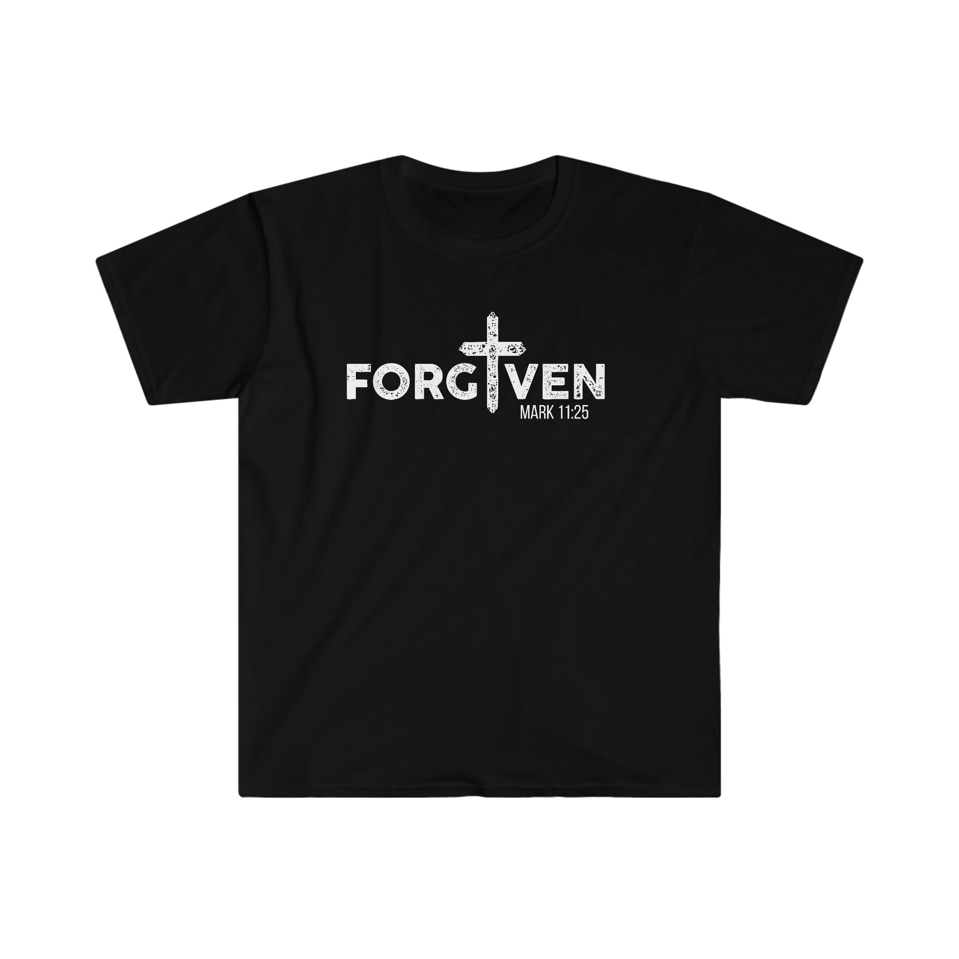 Men's Forgiven Short Sleeve Tee - Premium Men's T-Shirt -  Follower Of Faith ApparelCotton, Crew neck, Men's Clothing, men's faith apparel, men's faith clothing, Men's Forgiven T Shirt, men's Jesus shirts, men's short sleeve Christian T shirt, Regular fit, T-shirts, Women's Clothing Shop our Christian T-Shirts & Apparel