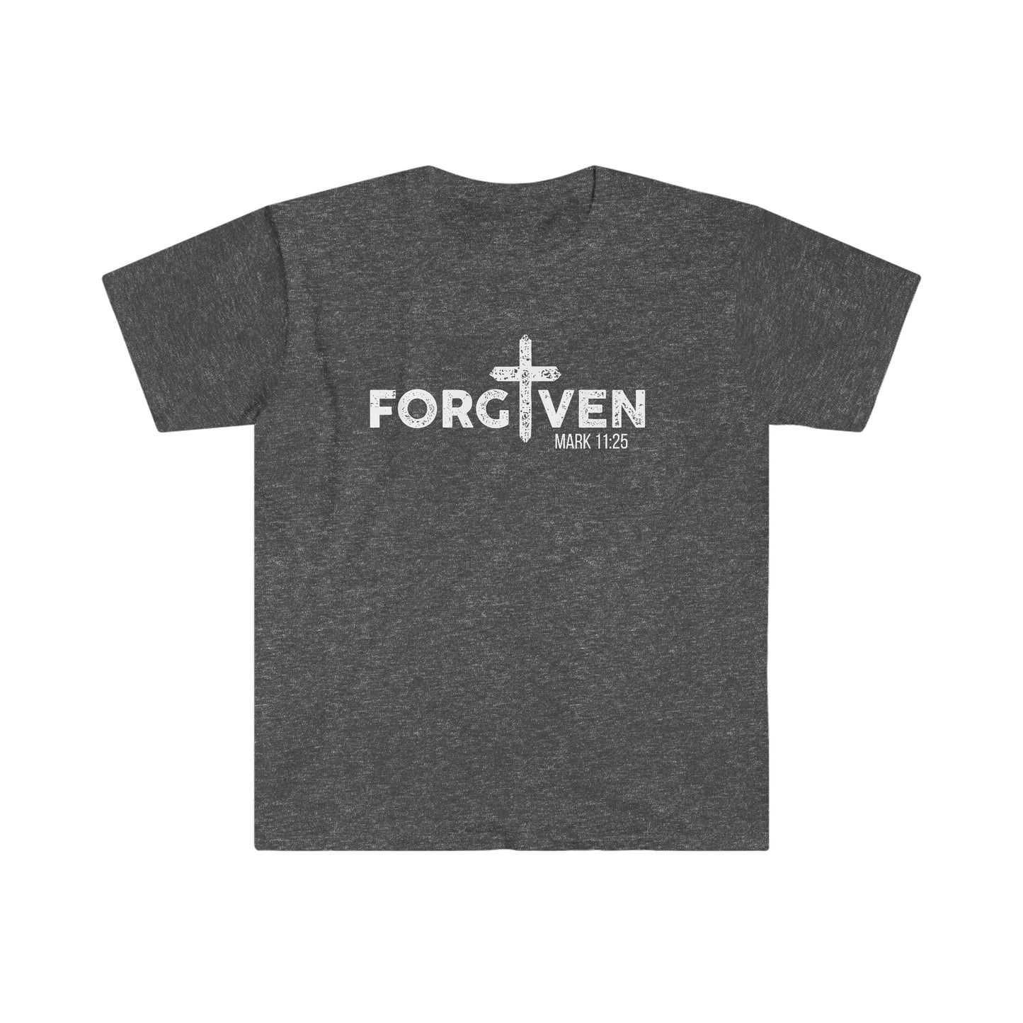 Men's Forgiven Short Sleeve Tee - Premium Men's T-Shirt -  Follower Of Faith ApparelCotton, Crew neck, Men's Clothing, men's faith apparel, men's faith clothing, Men's Forgiven T Shirt, men's Jesus shirts, men's short sleeve Christian T shirt, Regular fit, T-shirts, Women's Clothing Shop our Christian T-Shirts & Apparel