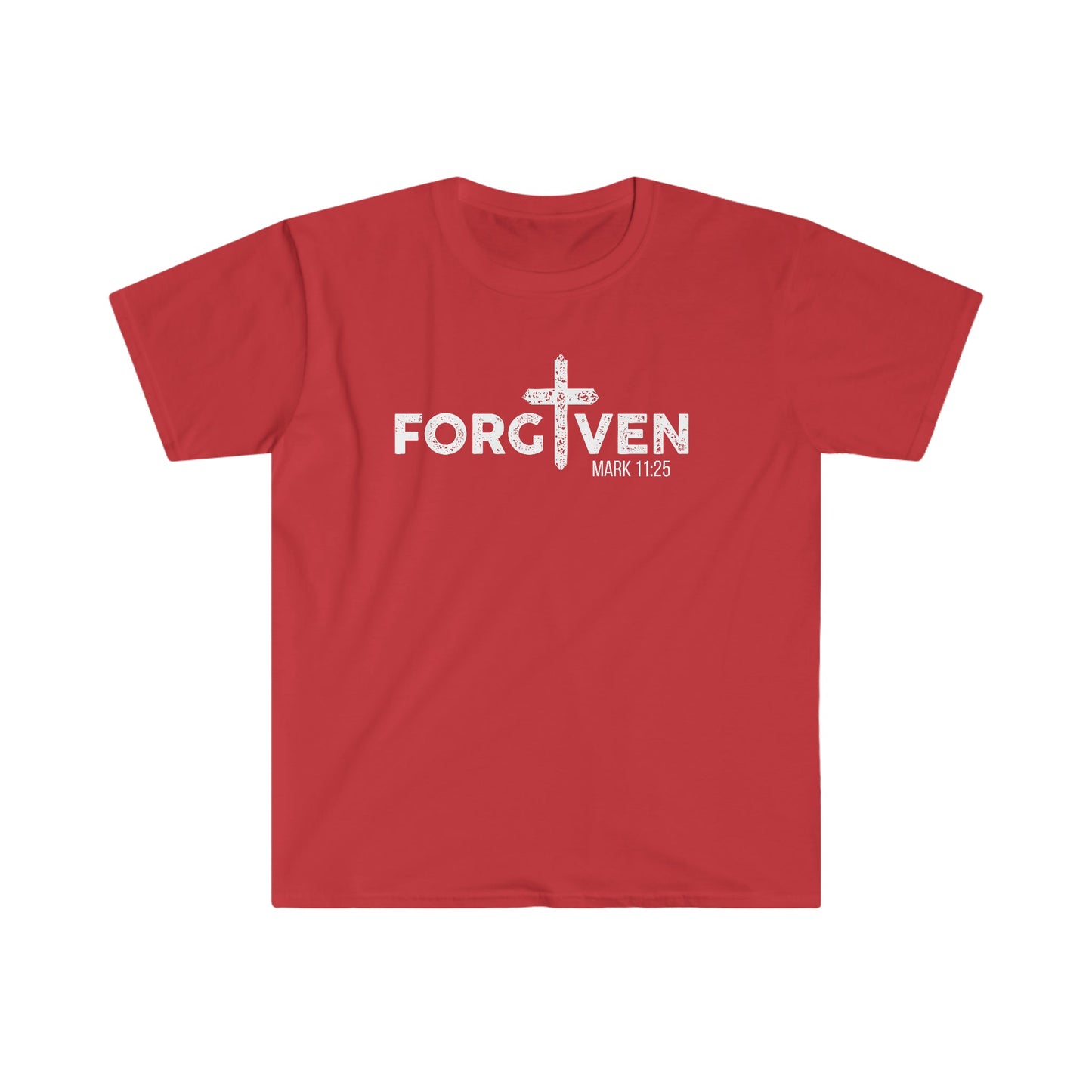 Men's Forgiven Short Sleeve Tee - Premium Men's T-Shirt -  Follower Of Faith ApparelCotton, Crew neck, Men's Clothing, men's faith apparel, men's faith clothing, Men's Forgiven T Shirt, men's Jesus shirts, men's short sleeve Christian T shirt, Regular fit, T-shirts, Women's Clothing Shop our Christian T-Shirts & Apparel