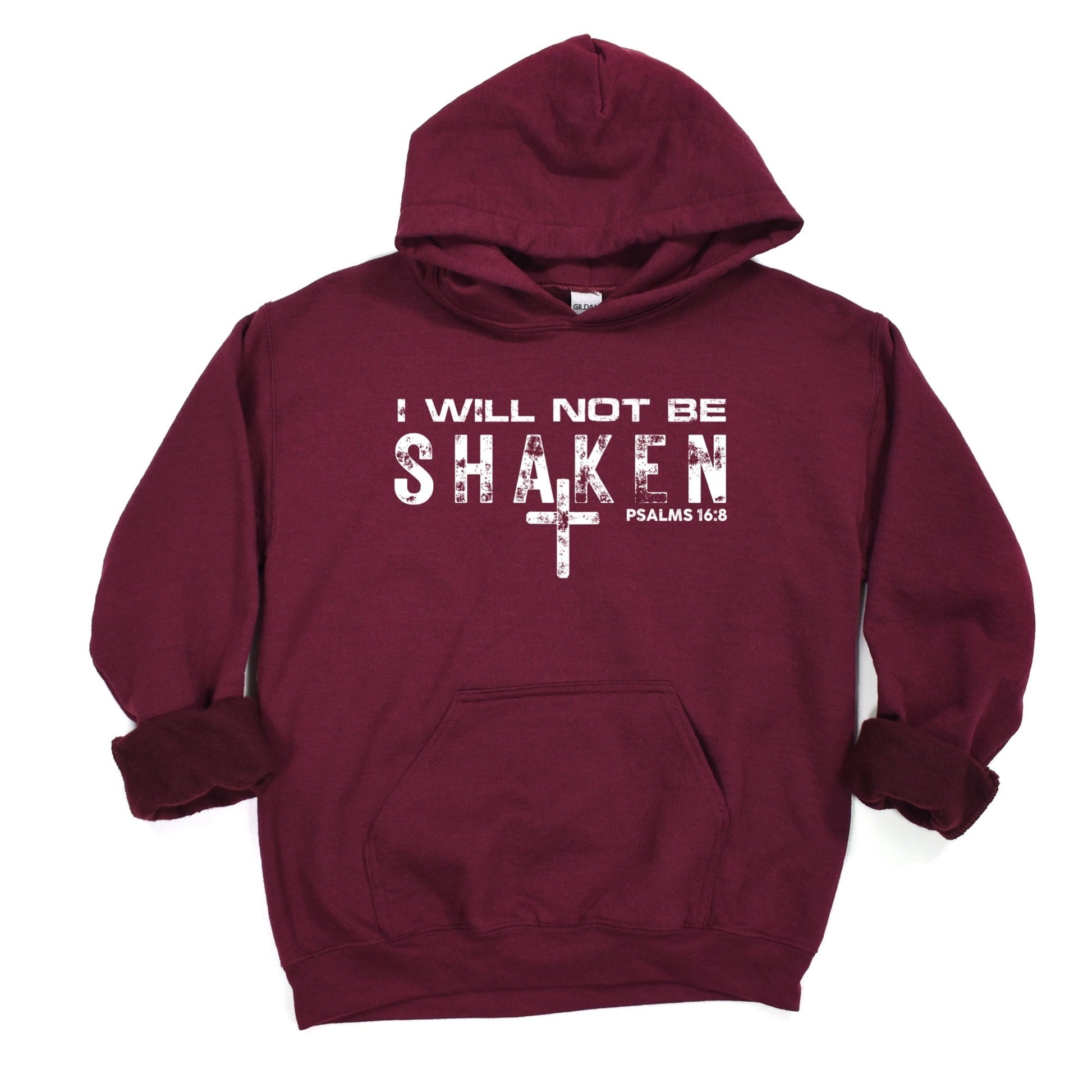 Men’s I Will Not Be Shaken Hoodie - Premium Hoodie -  Follower Of Faith Apparel Best seller mens, Best seller mens hoodie, Christian clothing for men, DTG, Hoodies, I will not be shaken hoodie, Men's Clothing, men's faith apparel, men's faith clothing, men's Jesus shirts, Mens best seller hoodie, mens hoodie, Mens psalms hoodie, Men’s hoodie, Men’s sweatshirt, Men’s sweatshirts, new, new arrival, Psalms 16:8 hoodie, Regular fit, Unisex Shop our Christian T-Shirts & Apparel