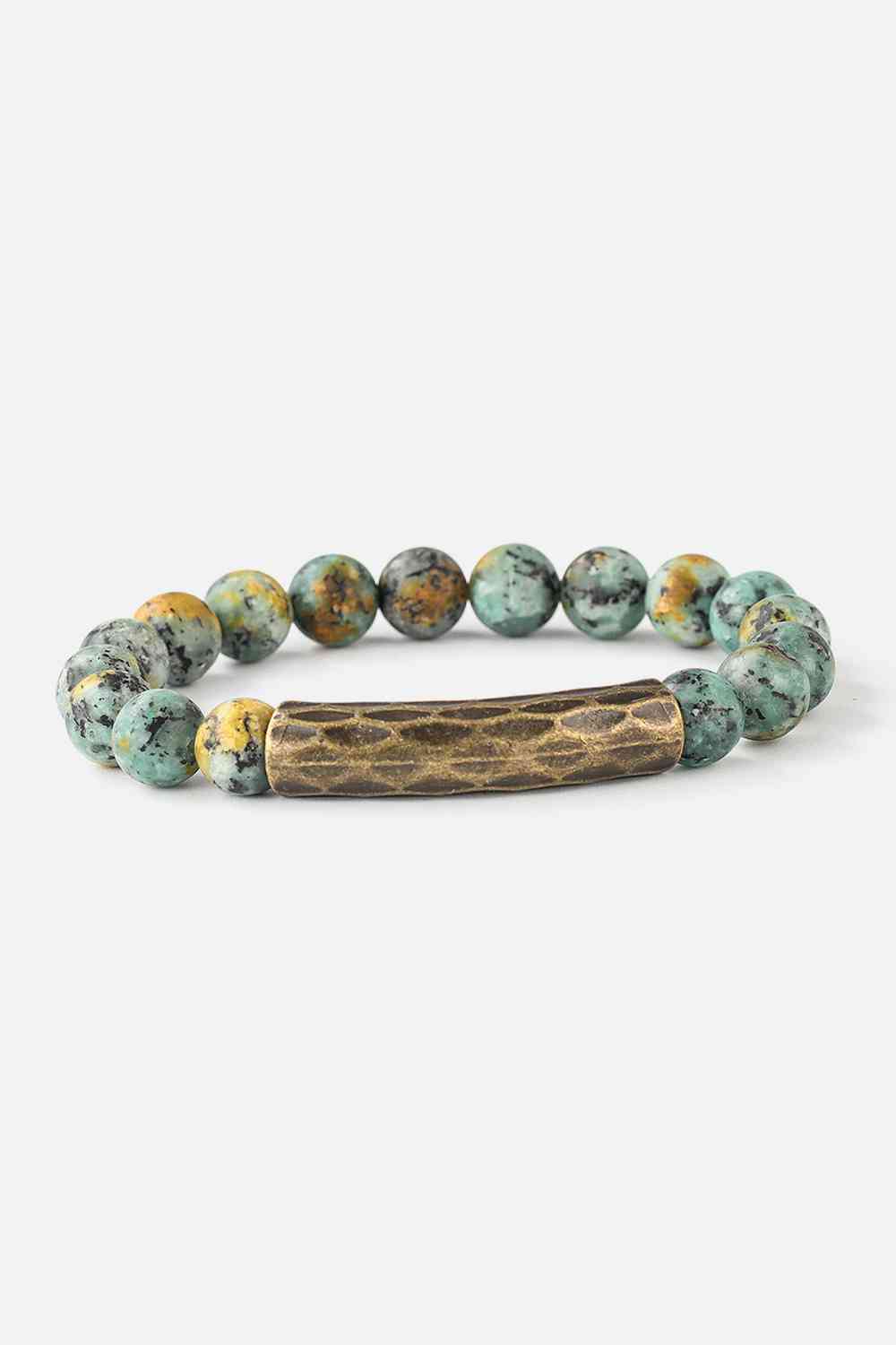 Natural Stone Beaded Bracelet - Premium bracelet -  Follower Of Faith Apparel Accessories, Christian bracelet, jewelry, natural stone beaded bracelet, Ship From Overseas, stone bead bracelet, Y.Q@Jew Shop our Christian T-Shirts & Apparel